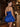 Sparkly Crystal Sweetheart Bodice Mini Ball Gown Bubble Hoco Dress in Royal Blue