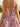 Pretty Strapless Floral Bodice Ball Gown Mini Homecoming Dress in Pink Floral