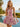 Pretty Strapless Floral Bodice Ball Gown Mini Homecoming Dress in Pink Floral