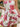 Printed Satin A-Line Short Homecoming Cocktail Dress With Flower in White Floral