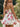 Printed Satin A-Line Short Homecoming Cocktail Dress With Flower in White Floral