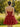 Strapless Satin Tiered Short Cocktail Homecoming Dress with Bow in Red