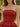 Strapless Satin Tiered Short Cocktail Homecoming Dress with Bow in Red