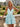 Hot Fix Sparkly Layered Mini Ball Gown Prom Dress - Baby Blue