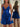 Hot Fix Sparkly Layered Mini Ball Gown Prom Dress-Royal Blue