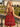 Hot Fix Sparkly Layered Mini Ball Gown Prom Dress - Red