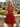 Hot Fix Sparkly Layered Mini Ball Gown Prom Dress - Red