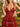 Hot Fix Sparkly Layered Mini Ball Gown Prom Dress - Red