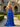 Luxury Crystal Layered Long Ball Gown Prom Dress in Royal Blue