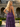 Luxury Crystal Layered Long Ball Gown Prom Dress With Split in Grape