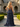 Luxury Crystal Layered Long Ball Gown Prom Dress With Split in Navy Blue