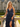Luxury Crystal Layered Long Ball Gown Prom Dress With Split in Navy Blue