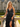 Luxury Crystal Layered Long Ball Gown Prom Dress With Split in Black