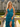 Luxury Crystal Layered Long Ball Gown Prom Dress With Split in Blue