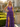 Luxury Crystal Layered Long Ball Gown Prom Dress With Split in Purple