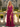 Luxury Crystal Layered Long Ball Gown Prom Dress With Split in Fuchsia