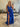 Luxury Crystal Layered Ball Gown Prom Dress - Royal Blue