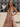 Halter Floral Print Deep V-Neck Crystial Long A-Line Prom Dress With Slit - Light Pink