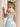 Off Shoulder Sparkly Beading Bodice Lace Up Ball Gown Maxi Prom Dress in Baby Blue