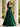Off Shoulder Sparkly Beading Bodice Lace Up Ball Gown Maxi Prom Dress in Emerald Green