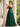 Off Shoulder Sparkly Beading Bodice Lace Up Ball Gown Maxi Prom Dress in Emerald Green
