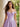 Off Shoulder Sparkly Beading Bodice Lace Up Ball Gown Maxi Prom Dress in Lilac