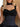 3D Flower Corset Satin Mini Homecoming Dresses With Strap in Black