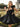 Bow Bodice Satin Mini Ball Gown Prom Dress - Black