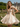 Bow Bodice Satin Mini Ball Gown Prom Dress - Champagne