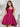 Sweetheart Tank Top Mini Ball Gown Prom Dress - Fuchsia