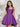 Sweetheart Tank Top Mini Ball Gown Prom Dress - Purple