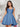 Sweetheart Tank Top Mini Ball Gown Prom Dress - Blue