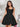 Sweetheart Tank Top Mini Ball Gown Prom Dress - Black