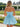 Layered Satin Ball Gown Mini Prom Dress - Baby Blue