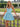 Layered Satin Ball Gown Mini Prom Dress - Baby Blue