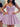 Layered Satin Ball Gown Mini Prom Dress - Lilac