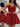 Layered Satin Ball Gown Mini Prom Dress - Red
