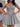 Layered Satin Ball Gown Mini Prom Dress - Silver