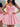 Layered Satin Ball Gown Mini Prom Dress - Blush Pink