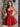 Sweetheart Boned Mini Ball Gown Prom Dress-Red