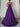Luxury Crystal Ball Gown Long Prom Dress - Purple