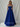 Luxury Crystal Ball Gown Long Prom Dress - Royal Blue