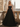 Luxury Crystal Ball Gown Long Prom Dress - Black