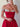 Luxury Crystal Ball Gown Long Prom Dress - Red