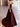 Sparkly Tank Sweetheart Long Prom Dress - Burgundy