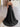 Sparkly Tank Sweetheart Long Prom Dress - Black