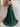 Sparkly Tank Sweetheart Long Prom Dress - Emerald Green