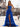 Sweetheart Lace Ruched Bust Ruffle Hem Long Ball Gown Prom Dress With Slit - Royal Blue
