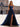 Sweetheart Lace Ruched Bust Ruffle Hem Long Ball Gown Prom Dress With Slit - Navy Blue