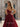Sparkly Beading Sweetheart Illusion Ball Gown Long Prom Dress - Burgundy